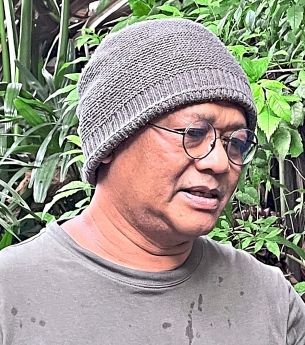 Jamaludin: Harvesting nipah sap a painstaking process.