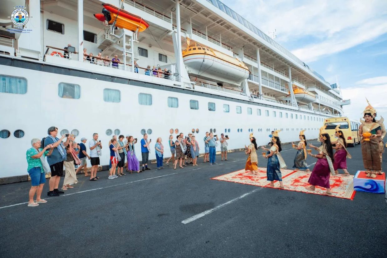 The passengers were welcomed by local authorities on October 23. Just days later, they were given just seven hours to vacate the vessel. - Photo: PAS