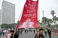 Graft and haze spark protests