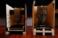 Australia returns ancient stone heads to China after more than 30 years