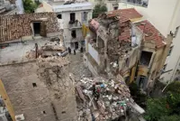 Greece arrests three over explosion that killed six people in Athens
