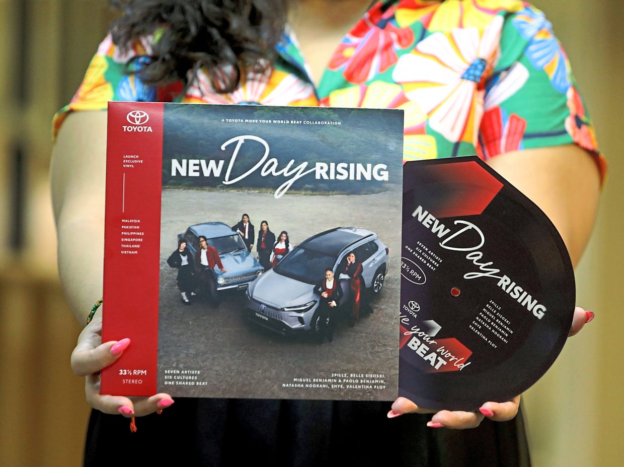 Belle is among the Asian artists featured in Toyota’s 'Move Your World Beat' music project, which also comes with a limited-edition vinyl release. Photo: The Star/Azlina Abdullah