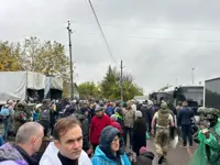 Three planes carrying residents evacuated from Oleshky arrive in Belarus, news agency reports