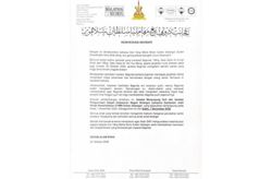 Selangor Ruler unwell due to Influenza A infection, investiture ceremony postponed to Nov 7